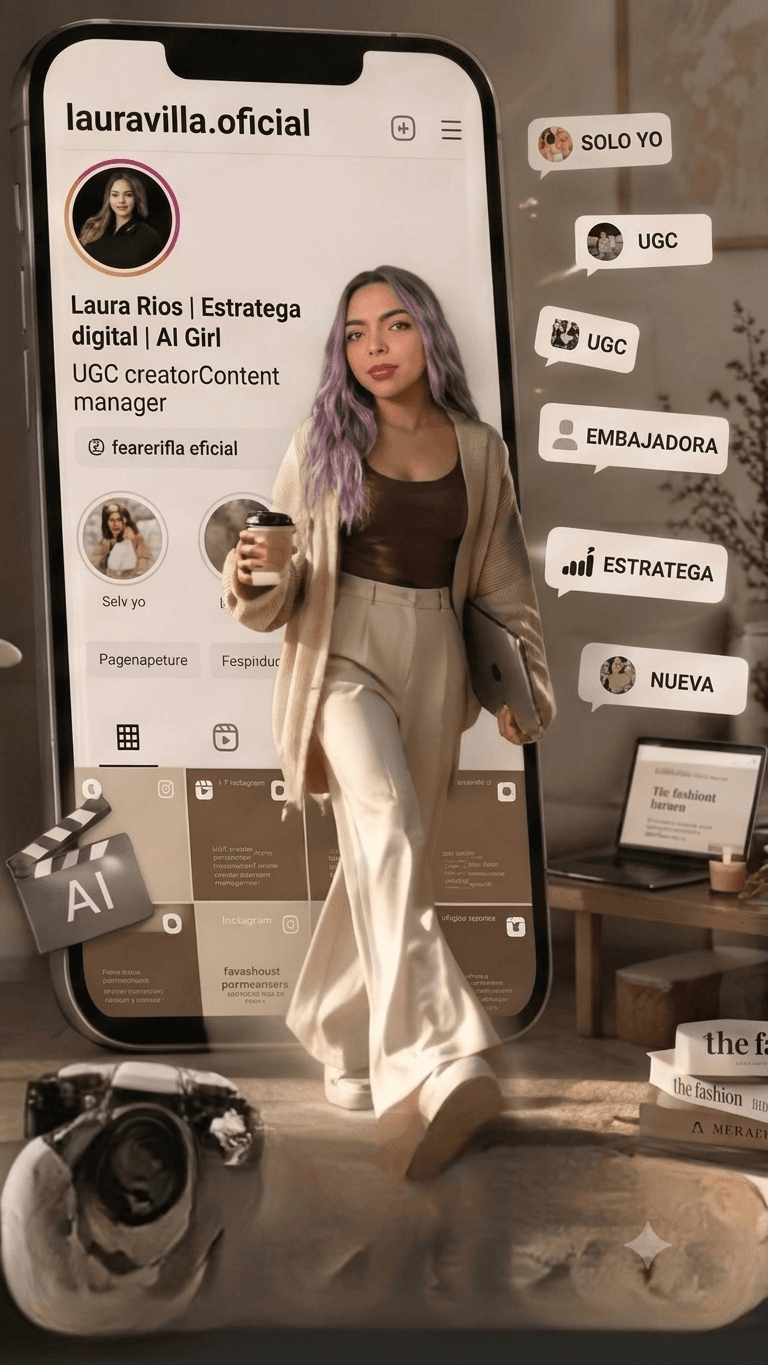 Laura Ríos Villa · estratega digital & AI Girl